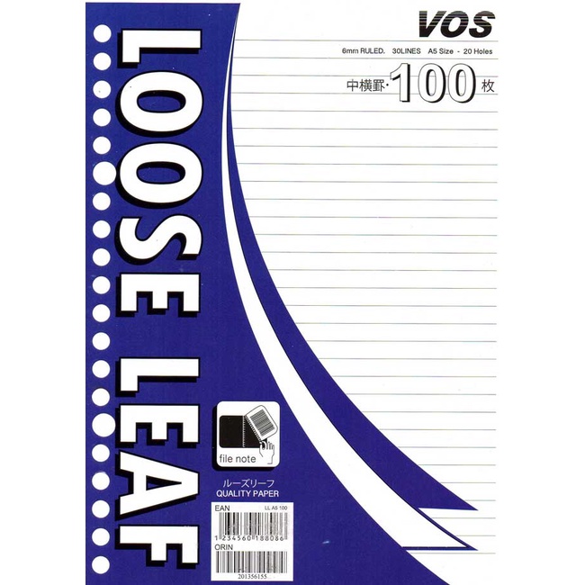 

Gramedia Karawang - Vos Loose Leaf Polos A5-100