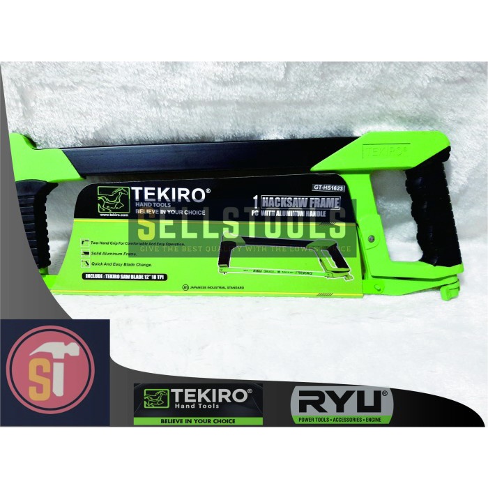 [BISA COD] Tekiro Gagang Gergaji Besi 12 Inch Free 1 Pc Mata Gergaji Besi Tekiro / Perlengkapan Ruma