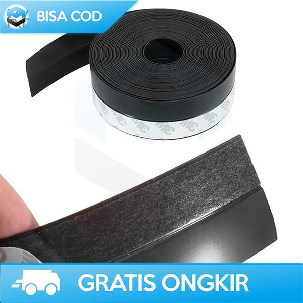 LIS STRIP PINTU LAKBAN PENGHALANG DEBU DAN SERANGGA WATERPROOF RUBBER