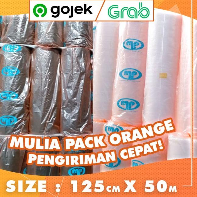 

BUBBLE WRAP ROLL 50 METER HITAM PUTIH BUBLE WRAP MURAH PROMO MULIAPACK - MP ORG - Putih