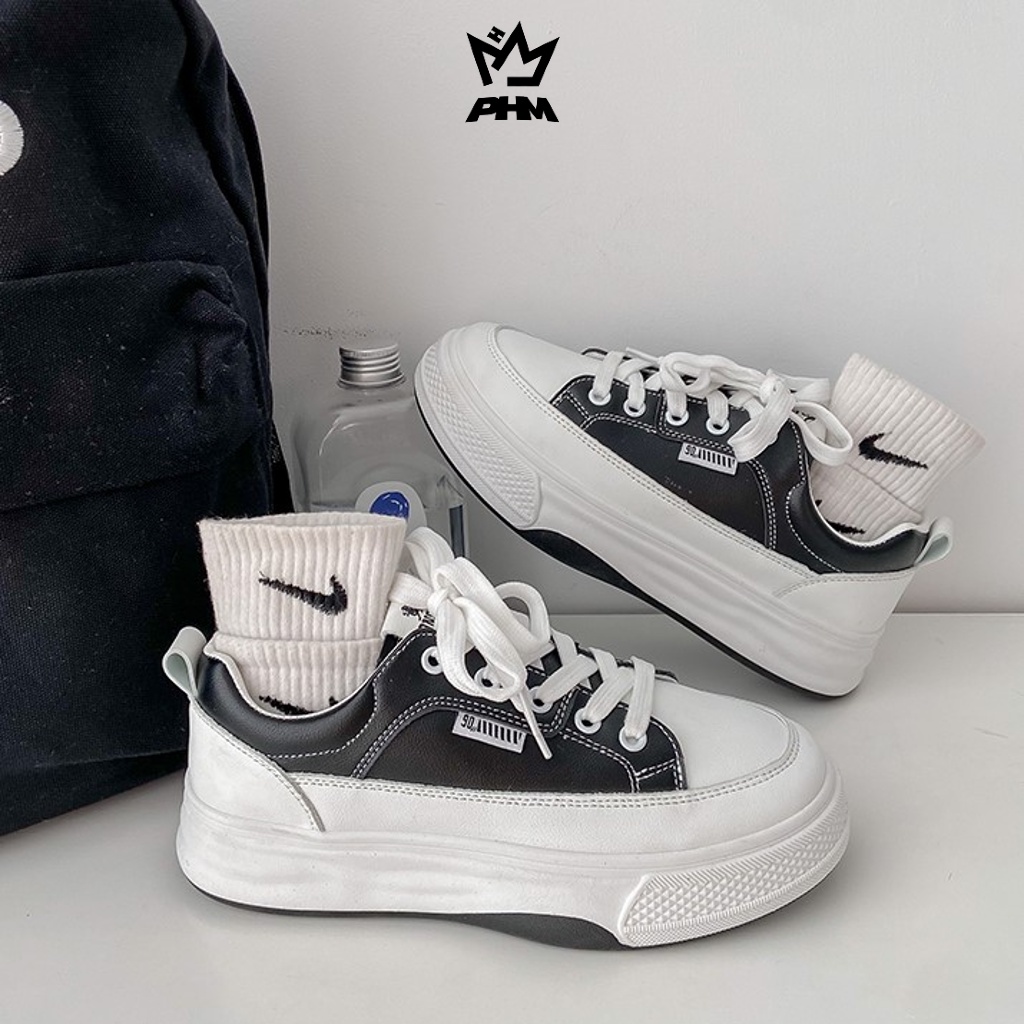 PHM Shoes [COD] Karina Putih Sepatu Sneakers Wanita Casual