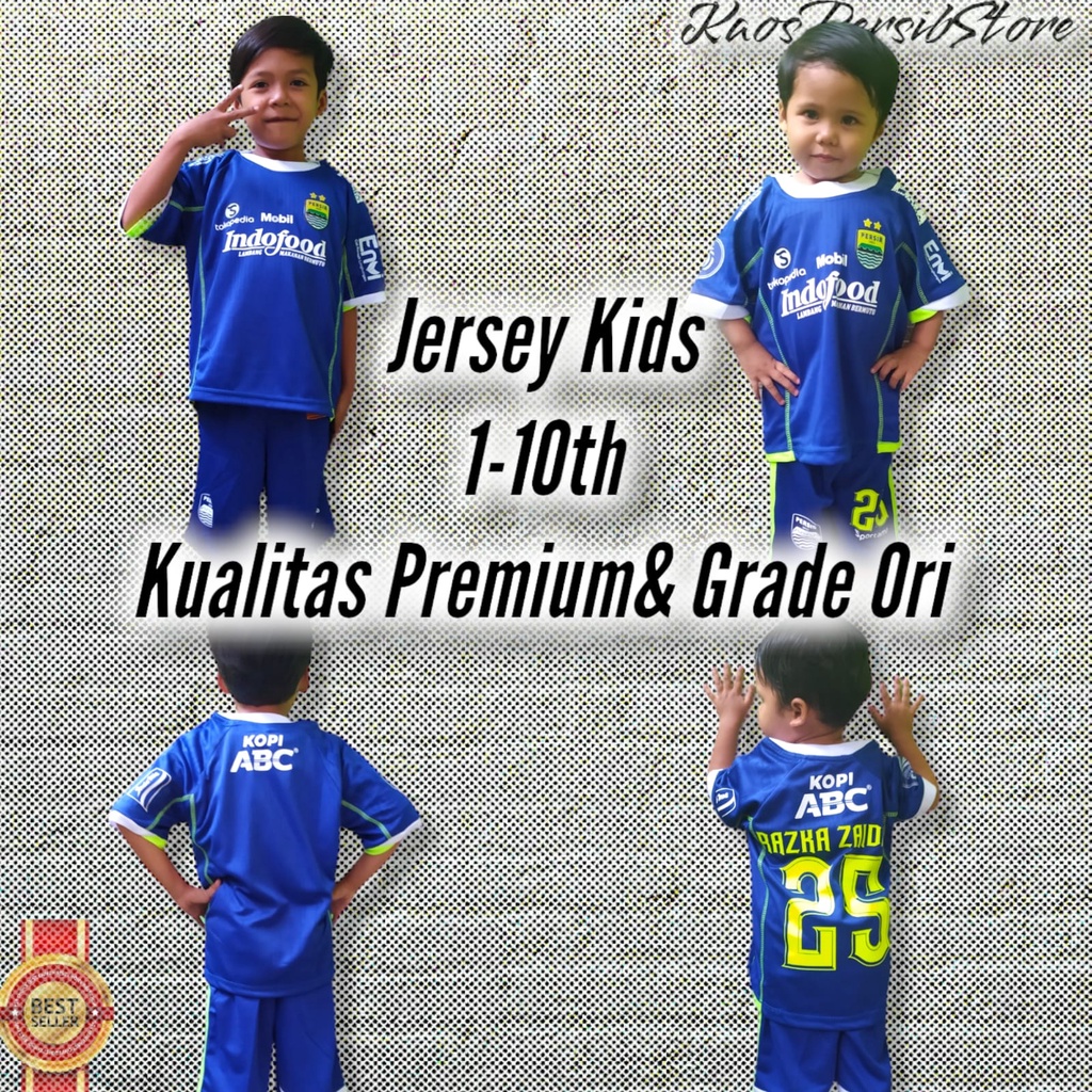 BEST SELLER NEW SPONSOR Baju bola anak persib grad3 or1 2023 2024 bisa request nama sendiri