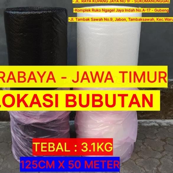 

Buble Wrap Hitam 125 Cm x 50 Meter - Tebal 2kg, Hitam