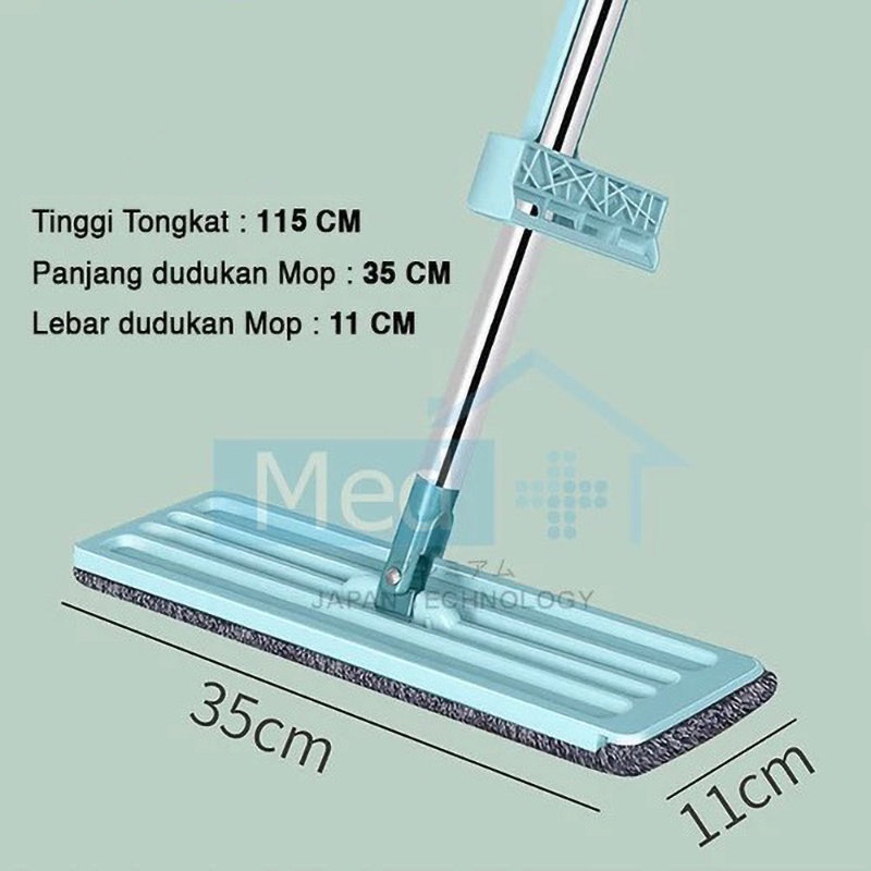 Flat Mop Alat Pel Lantai Tarik