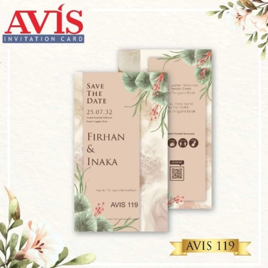 Blanko Undangan AVIS 119