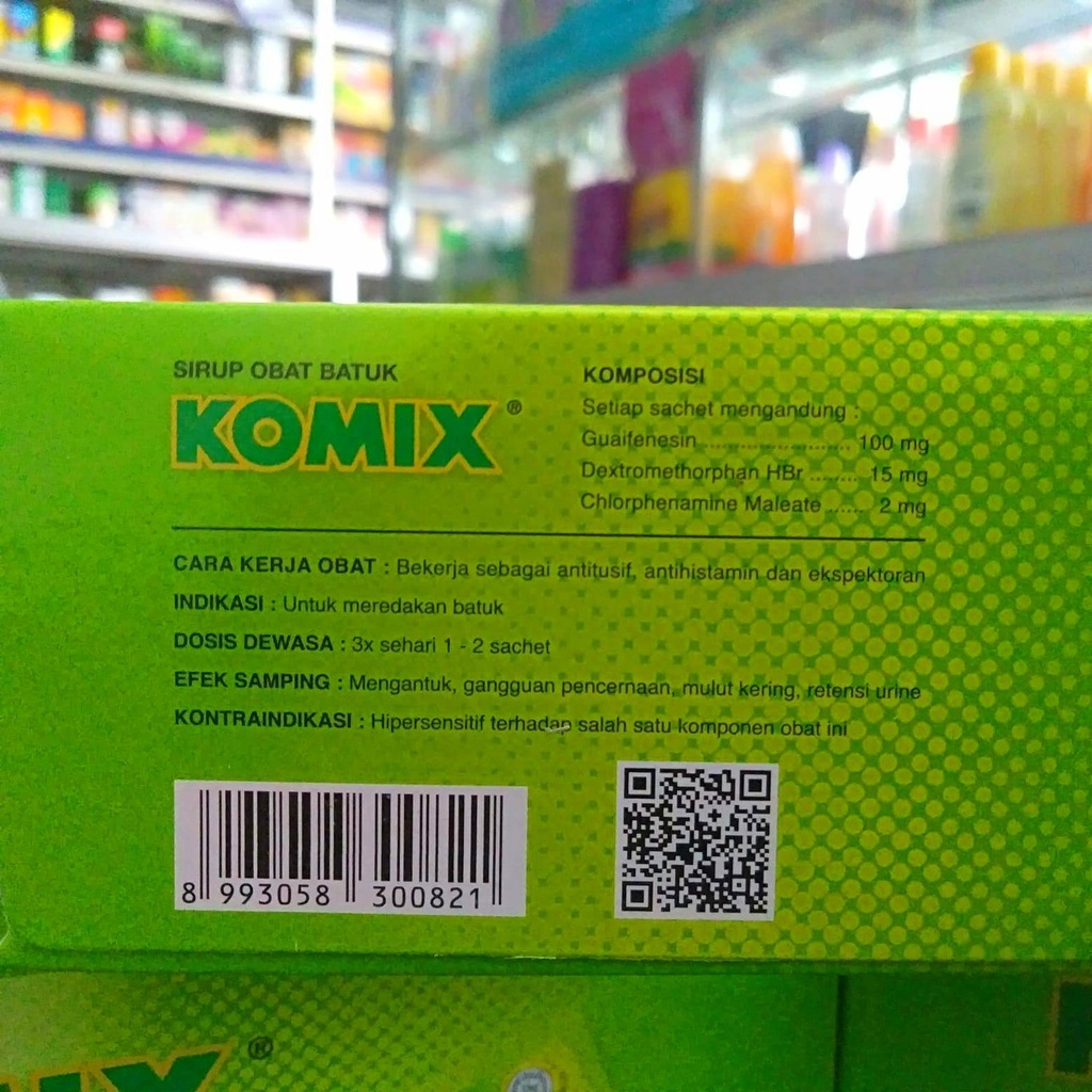 KOMIX OBAT BATUK 1 SACH 7ML VARIAN