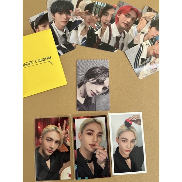 (booked) Stray kids hyunjin sw soundwave noeasy no easy red lights gangbak lucky draw r2 ld bundle n