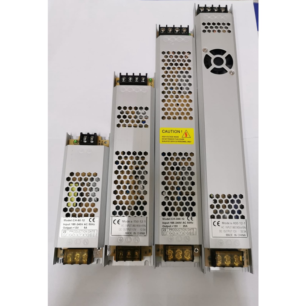 TRAFO SLIM ADAPTOR POWER SUPPLY / TRAVO CCTV LED STRIP