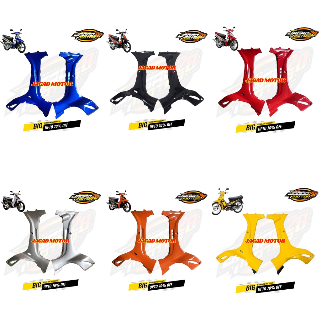 Sayap Dalam Yamaha Fizr Fiz R Hitam Merah Biru Orange Silver Kuning / Cover Sayap Dalam Yamaha Fizr Fiz R Hitam Merah Biru Orange Silver Kuning / Legshield Dalam Yamaha Fizr Fiz R Hitam Merah Biru Orange Silver Kuning