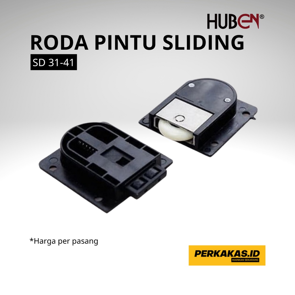 Roda Pintu Laci Lemari Sliding 1Set HUBEN SD 31-41