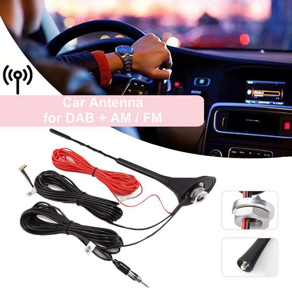 Preva Universal Car Aerial Mobil Styling Signal Desain Aerial Amplified Aerial DIN Radio