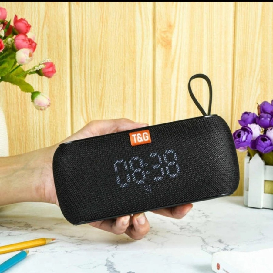 COD SPEAKER BLUETOOTH WIRELESS TG177 ORIGINAL MULTIFUNGSI CLOCK ALARM TERBARU