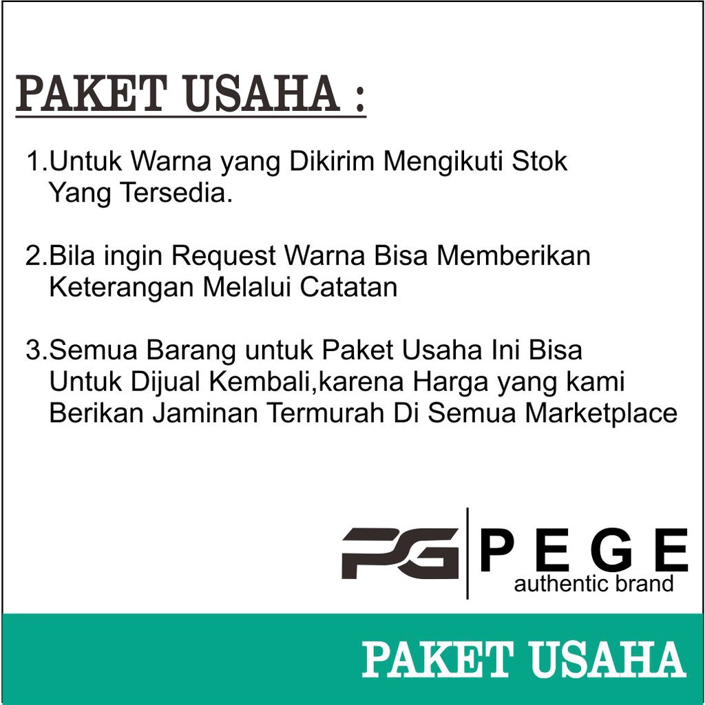 Paket Usaha PEGE Tas Selempang Waistbag Pria Wanita Unisex - PG Paket Usaha 3