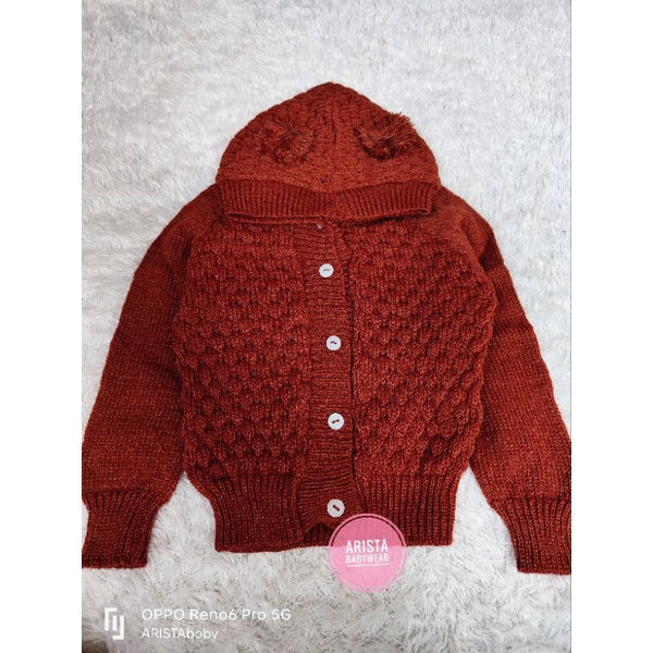 Atasan sweater blader bayi rajut premium