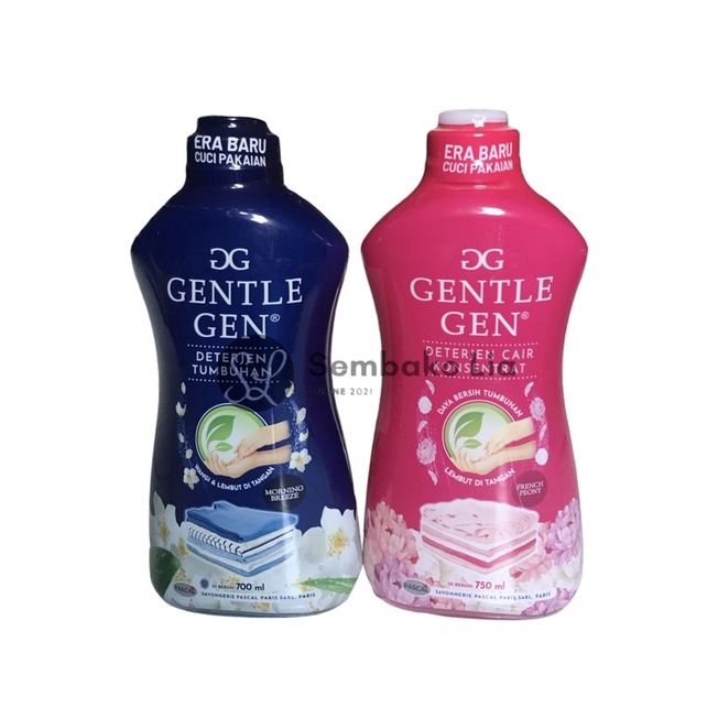 Gentle Gen Deterjen Cair 750ml Konsentrat / Gentle Gen Deterjen Cair 750ML / Detergen Cair Gentle Gen 750ml