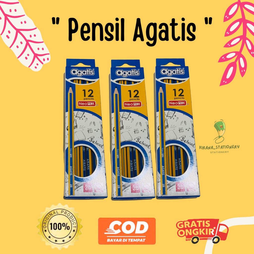 

PENSIL PENCIL 2B AGATIS TERMURAH AGATIS NEOPEX HEXAGONAL PENCIL 2B PENSIL SET 12 STAEDTLER