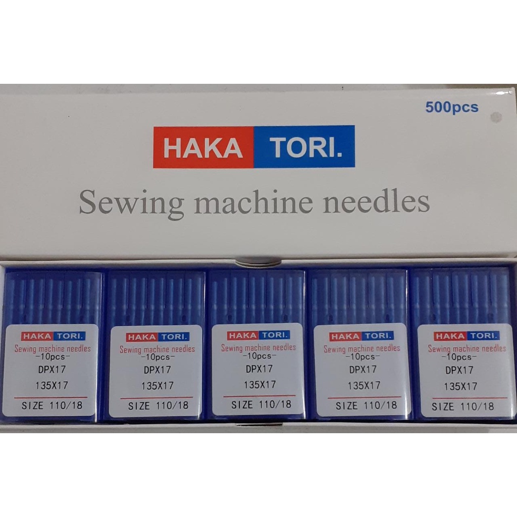 Jarum Hakatori DP X 17 / DP X 17 - Jarum Untuk Mesin Jahit Walking foot Isi 500BJ
