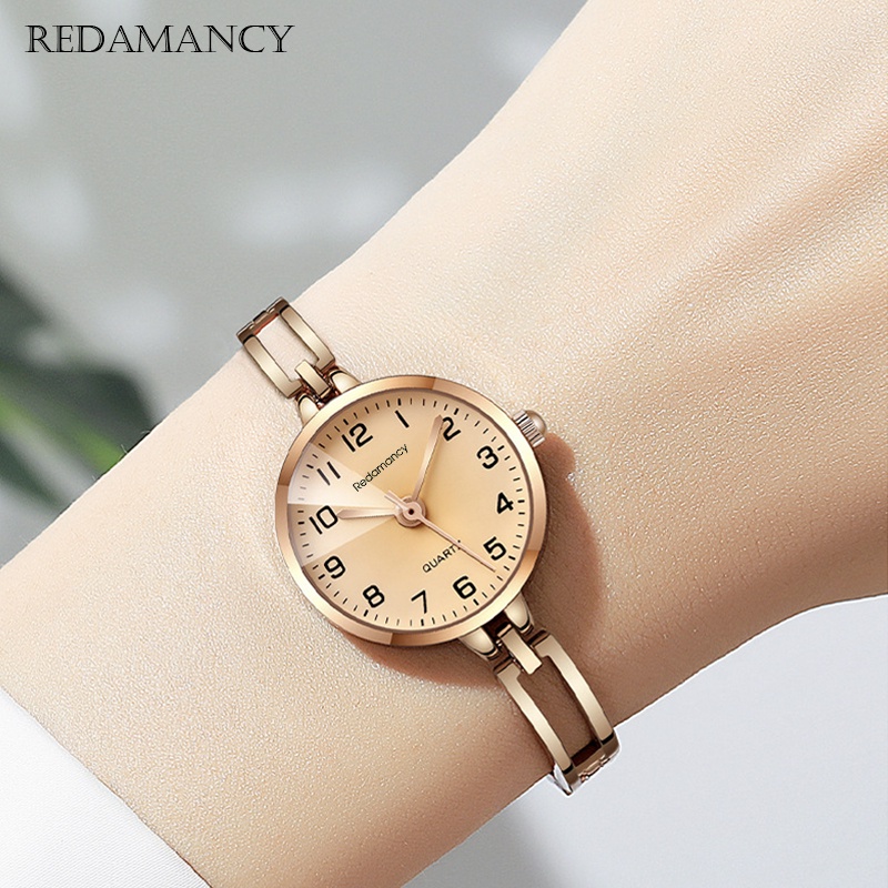 Redamancy Original Jam Tangan Wanita Anti Air Luxury Mode Jam Tangan Wanita Kecil Jam tangan kuarsa