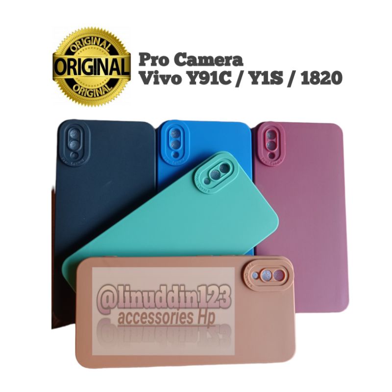 SoftCase Casing VIVO Y91C/1820 Y1S/1929 Slikon Macaron ProCamera Terbaru