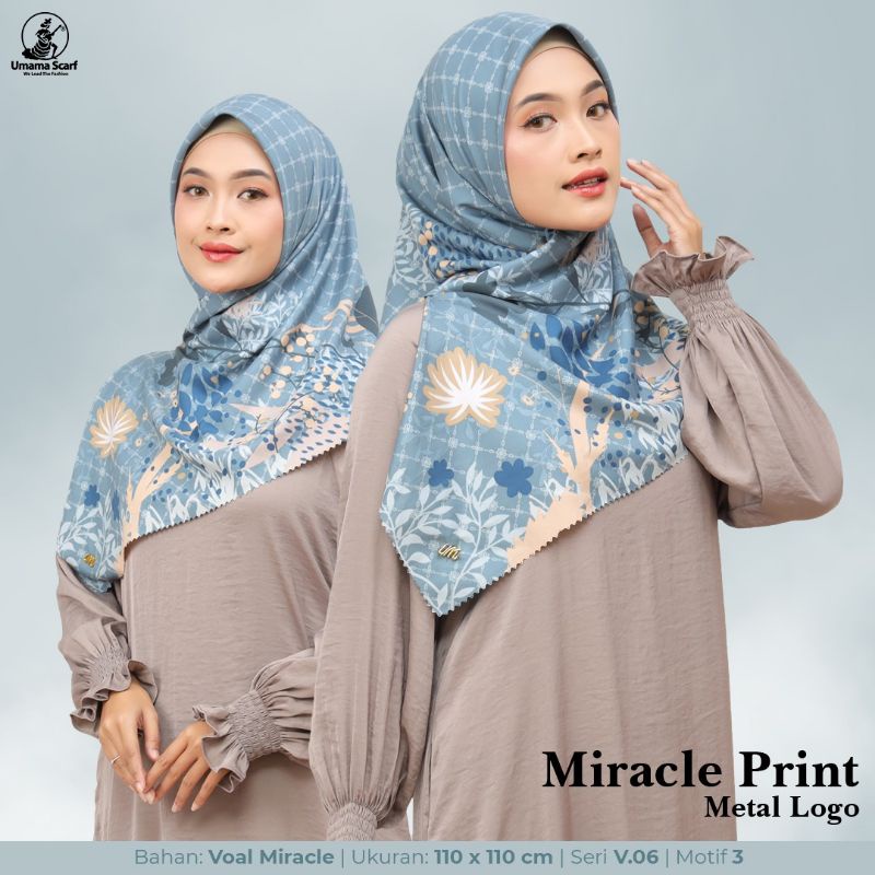 (SEGIEMPAT UMAMA MIRACLE PRINT METAL LOGO) •voal motif•miracle motif icon