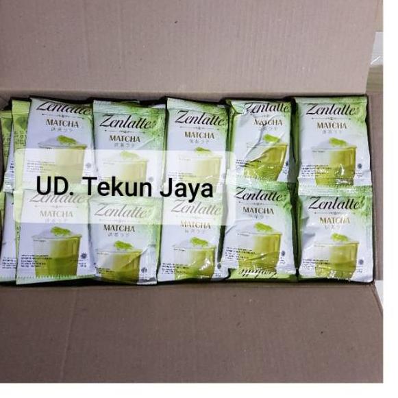 

㊡ Zenlatte Matcha 10 sachet / 1 Renteng / 1 Renceng Expired 2024 ク