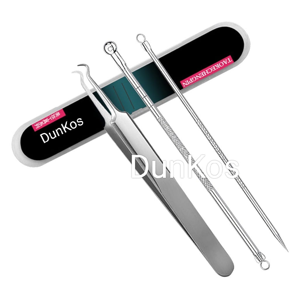 Pinset Alat Pencetan Jerawat Komedo set isi 3