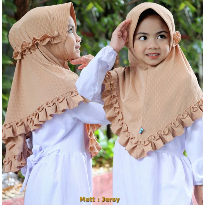 Hijab anak perempuan/Hijab anak bayi/Hijab anak Murah (Volca)