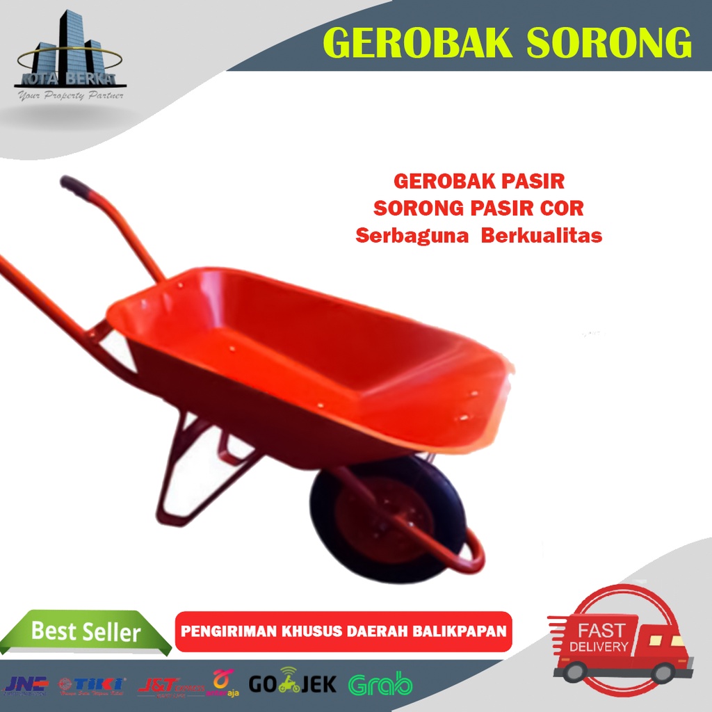 GEROBAK SORONG/ GEROBAK DORONG MERAH