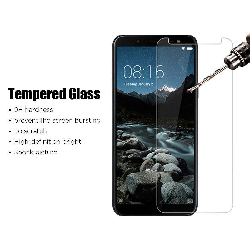 Tempered Glass Pelindung Layar Samsung S20 FE Lite J7 J5 A3 A5 A6 A7 A8 Plus 2015 2016 2017 2018