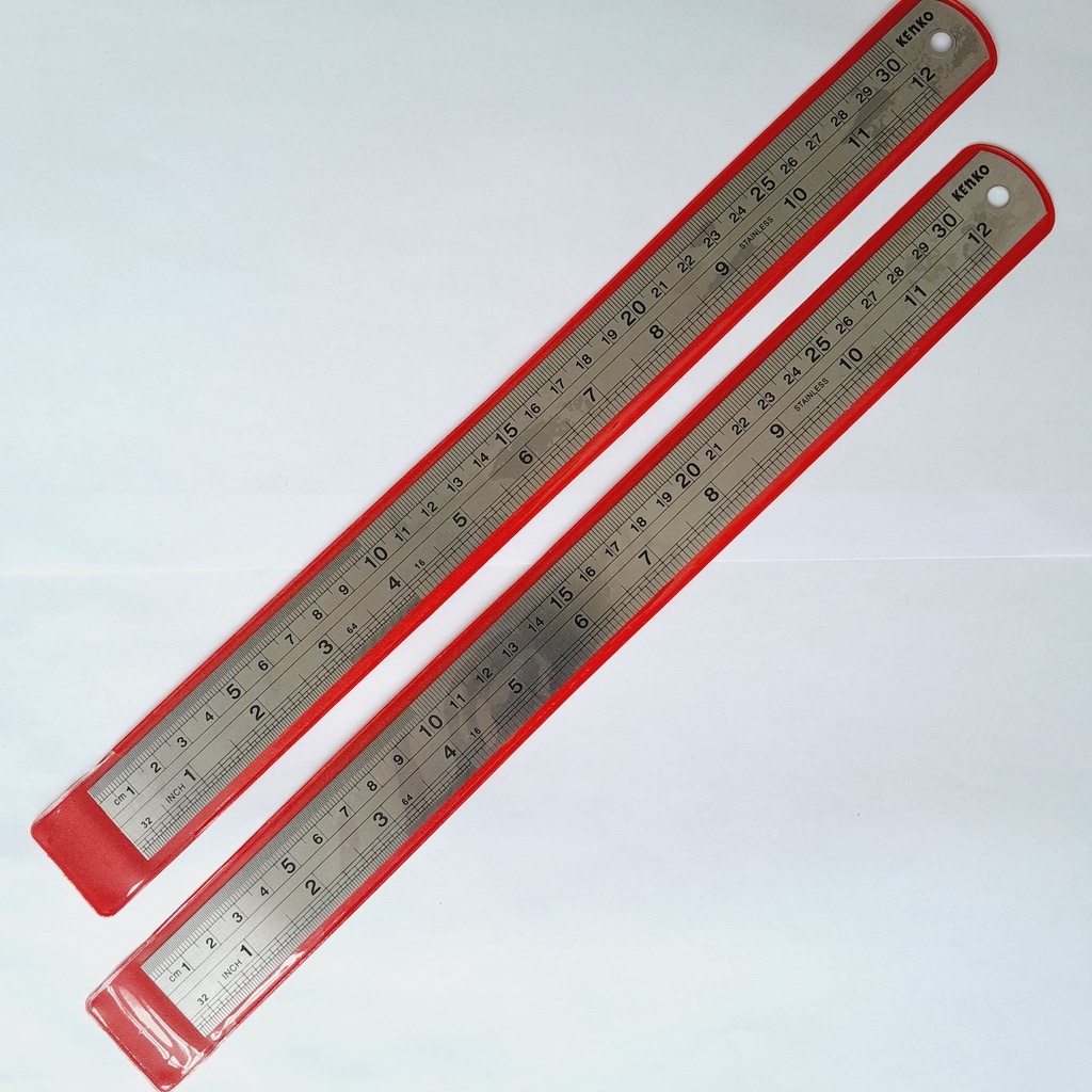

KENKO Penggaris / Mistar Stainless Steel 30 Cm -Pcs