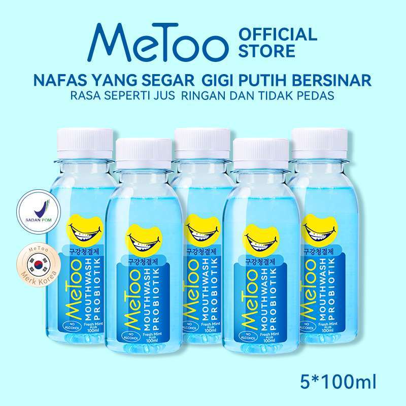 `ღ´ PHINKL `ღ´ Metoo Mod Wash penghilang bau mulut  OBAT KUMUR penghilang plak mencegah gigi berlubang