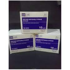 Disposable Syringe 10cc With Needle Gidcare / Alat Suntik Spuit 10ml - Gidcare