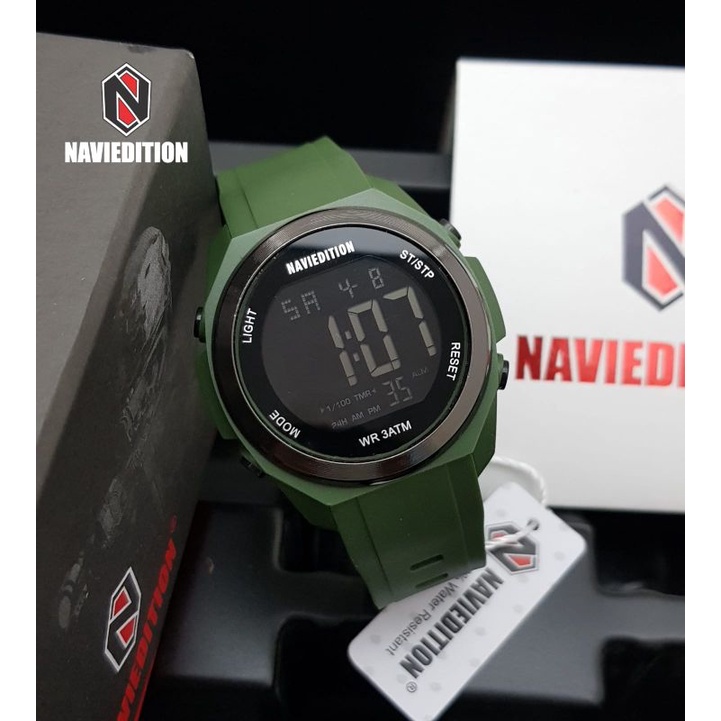 NAVIEDITION 2628 JAM TANGAN PRIA WANITA ORIGINAL DIGITAL TAHAN AIR INCLUDE BOX