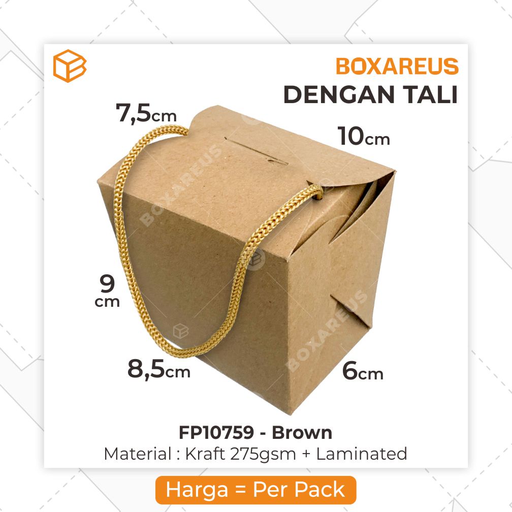 Dus, Kemasan, Packaging, Food Pail, Box -  FP10759  - DENGAN TALI (50pc)