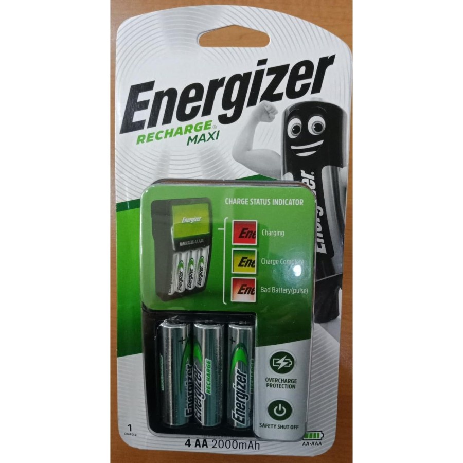 Energizer Charger Recharge Maxi CHVCM4 4xaa Original