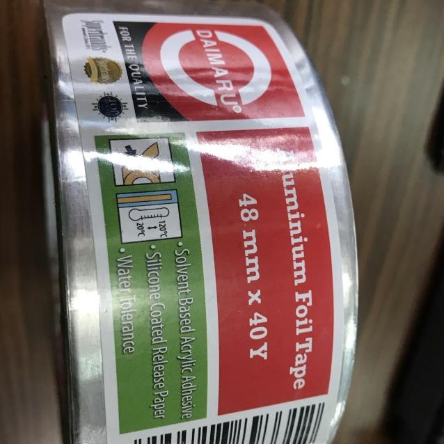 

LAKBAN ALUMINIUM FOIL/LAKBAN TAHAN PANAS/SOLASI ALUMINIUM