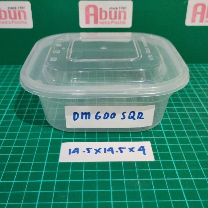 Thinwall DM Square 600 ML @50pcs