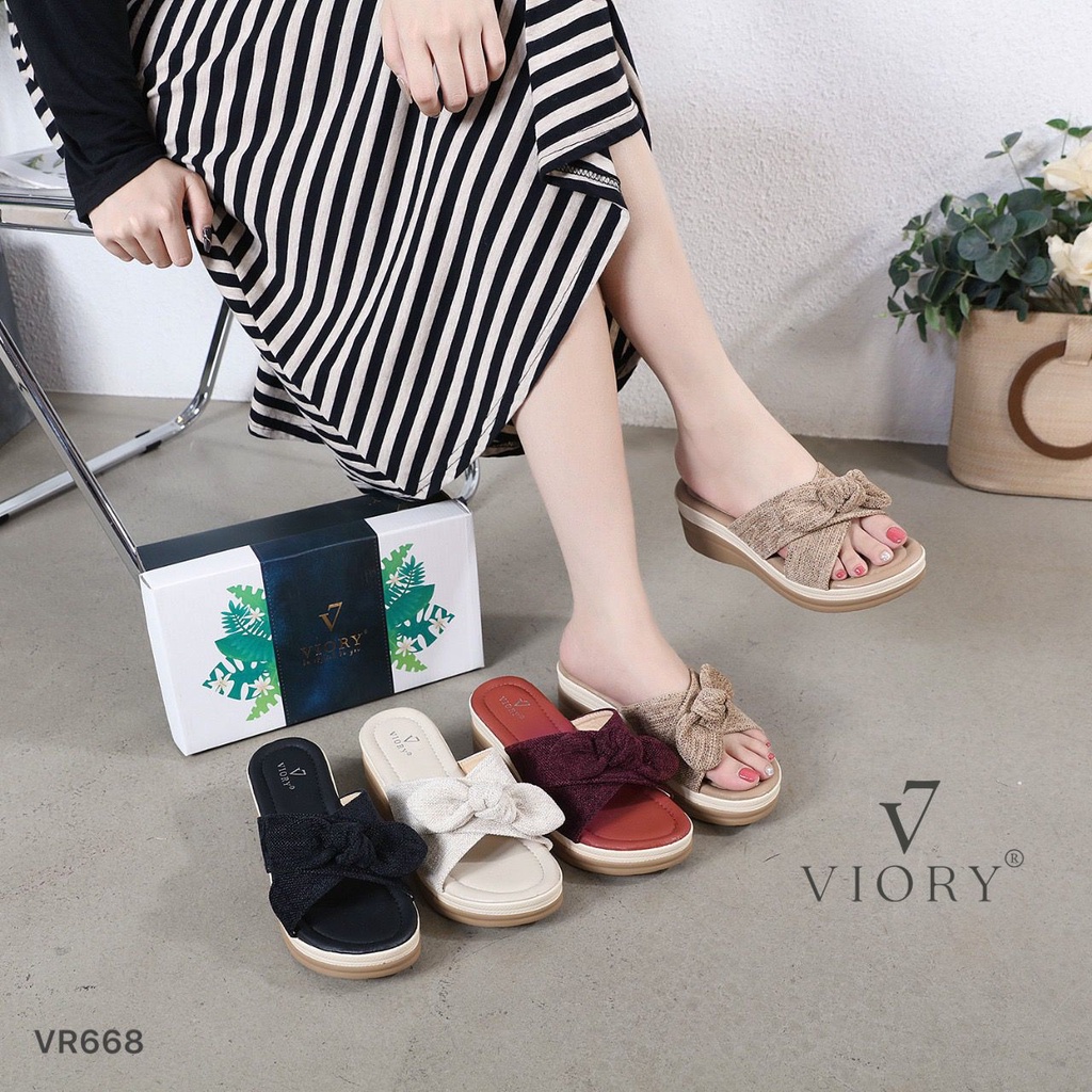 VIORY Wedges Sandal Shoes #VR668 ORIGINAL