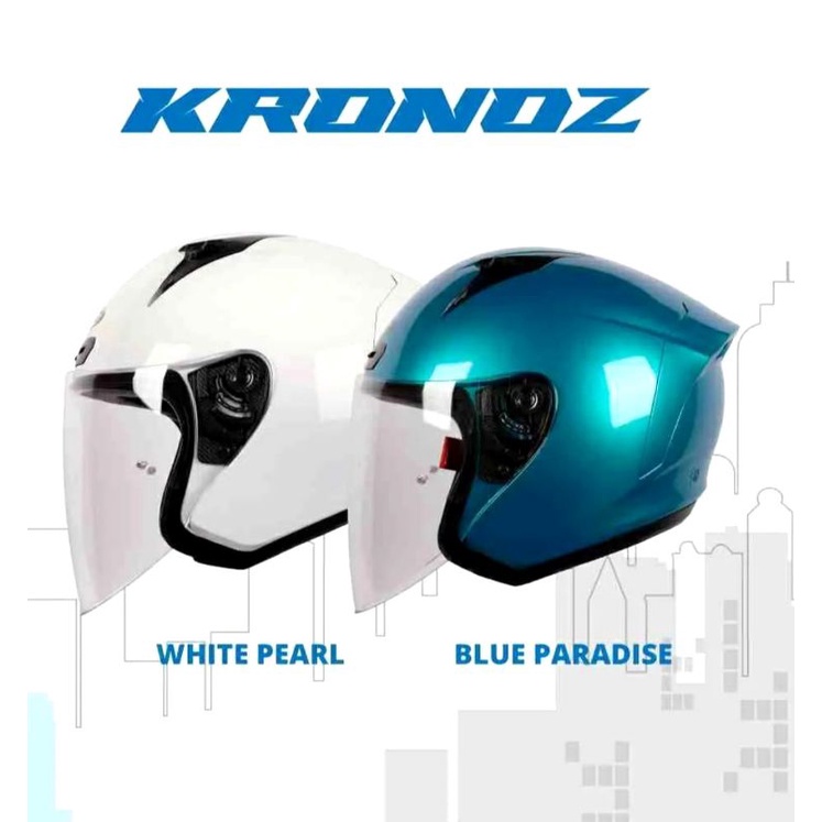 Helm Half Face Njs Kronoz Support Intercom