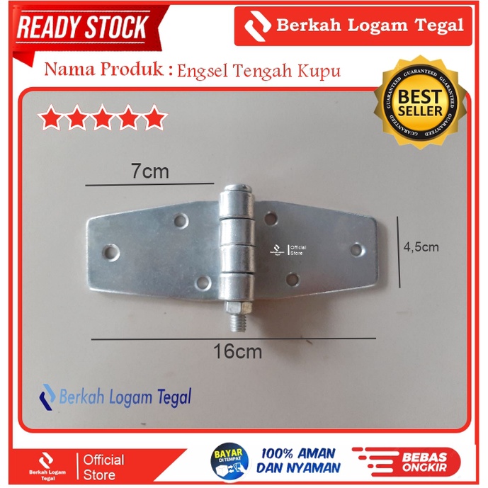 Engsel Pintu Garasi Handerson Tengah Kupu