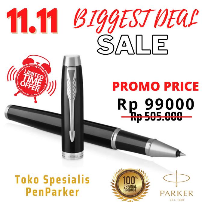 

TERBARU Premium Parker IM BLACK Chrome Trim Rollerball - Original /ALAT TULIS AESTHETIC/ALAT TULIS SEKOLAH/ALAT TULIS SET/ALAT TULIS LENGKAP/ALAT TULIS ANAK/ALAT TULIS LUCU