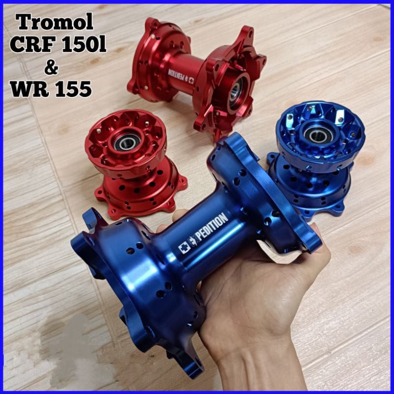 Tromol set Expedition Original CRF 150L & WR 155 depan belakang