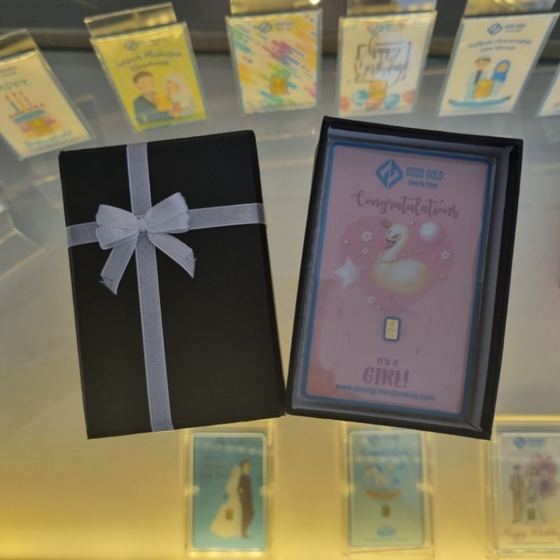 Kotak Kado Logam Mulia ukuran kecil/ Gift Box