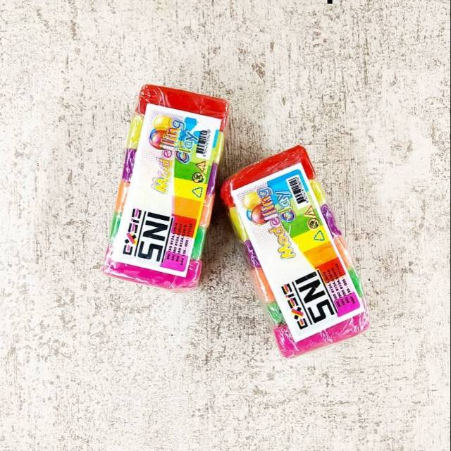 Plastisin / Malam 6 Warna Tanggung