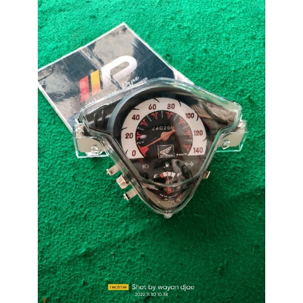 Spidometer assy Honda beat karbu original bekas copotan motor