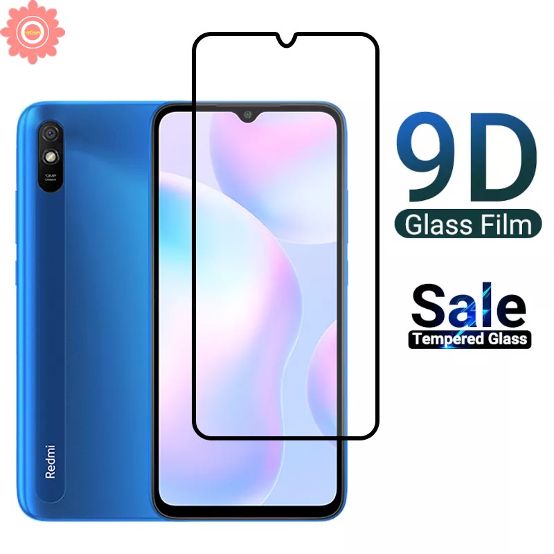 Tempered Glass 9D Full Coverage Untuk Redmi A1 10 10C 10A 9 9T 9A 9C 8 8A Redmi Note 11 10 8 9 10pro 10s 11pro 9pro 9s Poco X3 NFC Pro M3 12X 11 Lite F4 12t Pelindung Layar Tempered Glass