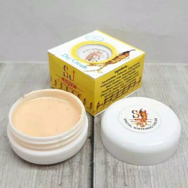 CREAM SIANG SJ GINSENG - EXTRA GINSENG - CREAM PEMUTIH WAJAH