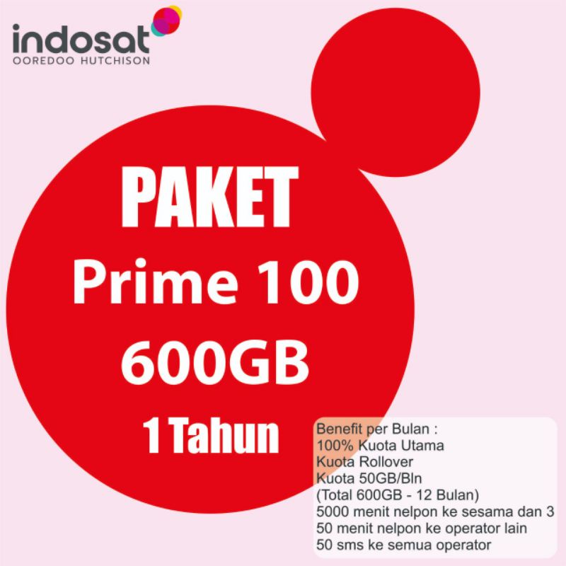 Paket im3 Prime 100 @600GB