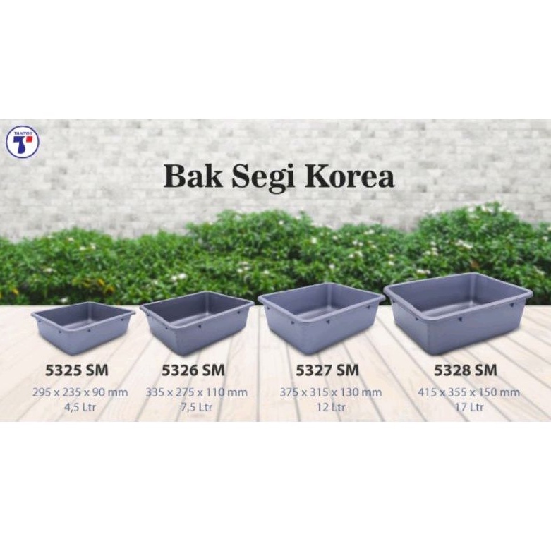 Bak segi/bak tahu/bak kucing korea silver tantos