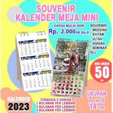 

SOUVENIR KALENDER MINI 2024 WEDDING DAN KHITAN